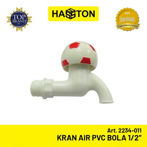 Hasston Kran Air PVC Kepala Bola 1/2'' / Keran Plastik (2234-011)