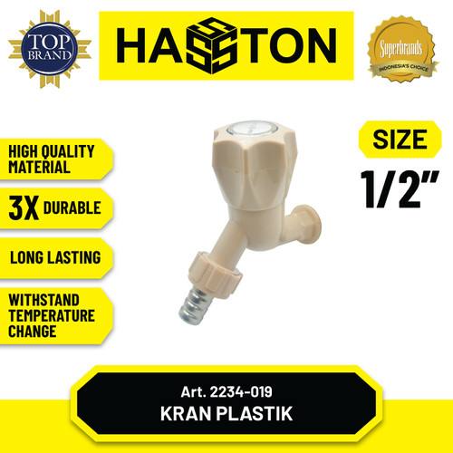 Hasston Kran Air PVC 1/2" / Keran Plastik (2234-019)