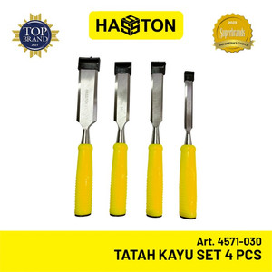 Hasston Tatah Kayu / Alat Pahat Kayu Set 4Pcs / Wood Chisel (4571-030)