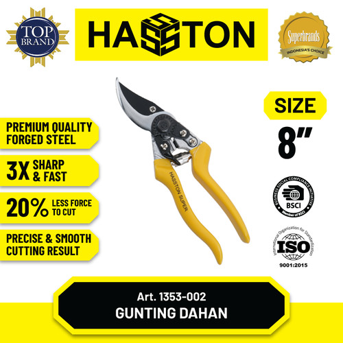 Hasston Gunting Bunga 8 1/2" / Gunting Tanaman (1353-002)