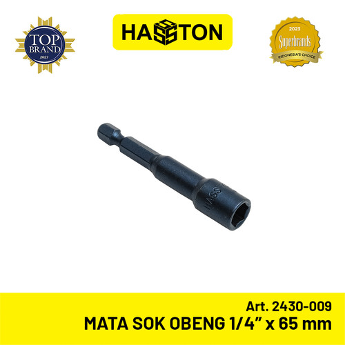 Hasston Mata Sok Obeng 1/4''x65mm Spr / Magnetic Nut Setter (2430-009)