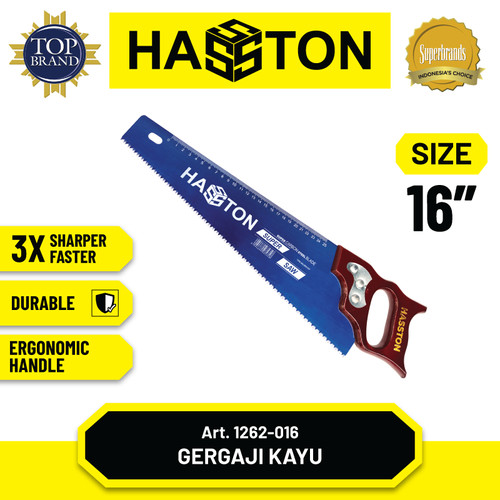 Hasston Gergaji Tangan 18" / Gergaji Potong Plat Biru (1262-018)