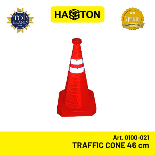 Hasston Traffic Cone Orange 46cm / Kerucut Lalu Lintas (0100-021)