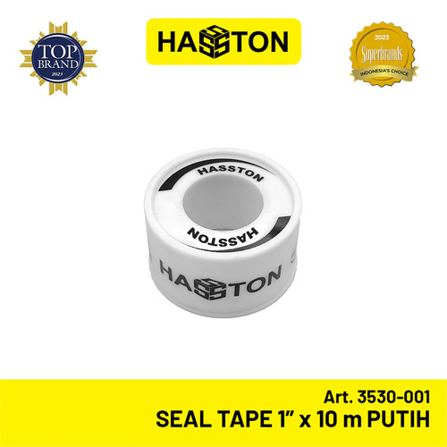 Hasston Seal Tape 1"x10m Putih / Seltip Pipa (3530-001)