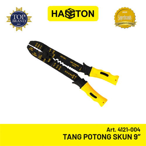 Hasston Tang Potong Skun 9" /Tang Kupas Kabel/Crimping Tools(4121-004)