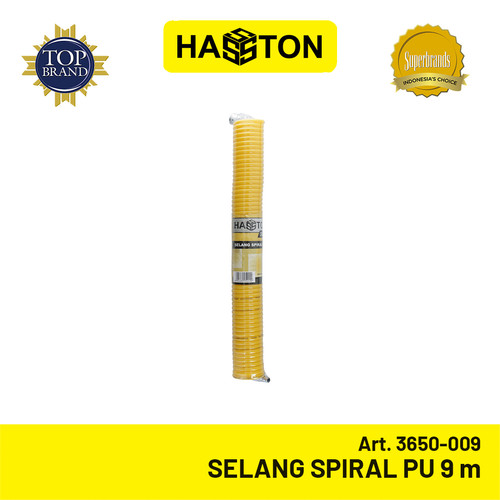 Hasston Selang Spiral PU 9m / Selang Angin Kompresor (3650-009)