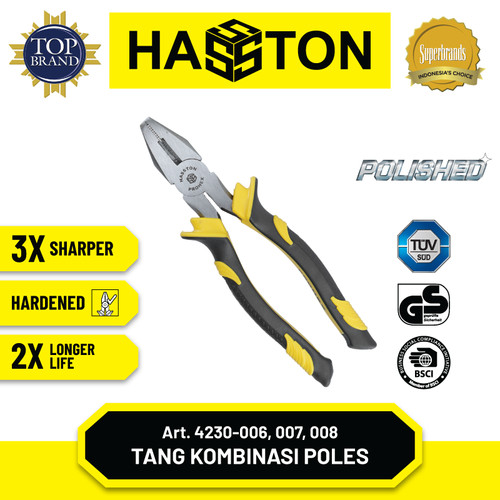 Hasston Tang Karet Satin / Tang Satin / Combination Pliers (4230)