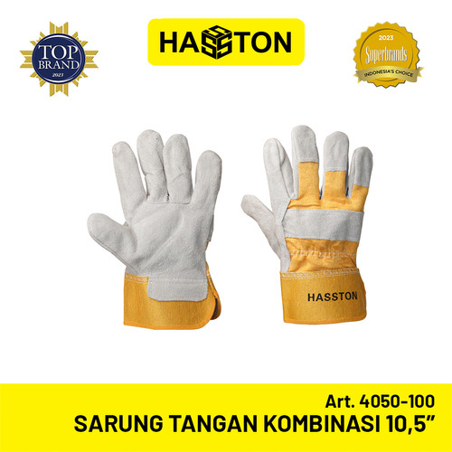 Hasston Sarung Tangan Kombinasi 10.5” / Safety Gloves (4050-100)