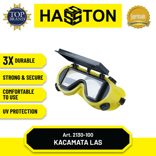 Hasston Kaca Mata Las Buka Tutup / Safety Welding Goggles (2130-100)