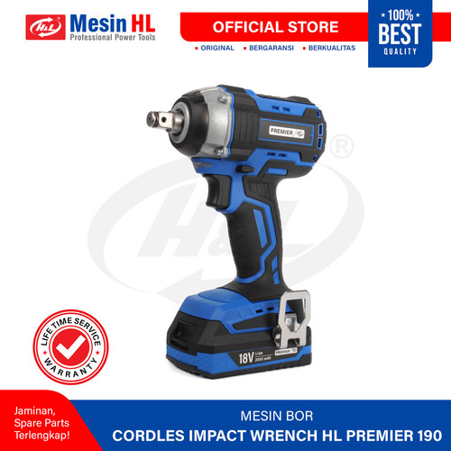 HL Mesin Pembuka Baut / Cordless Impact Wrench Premier CIW-190