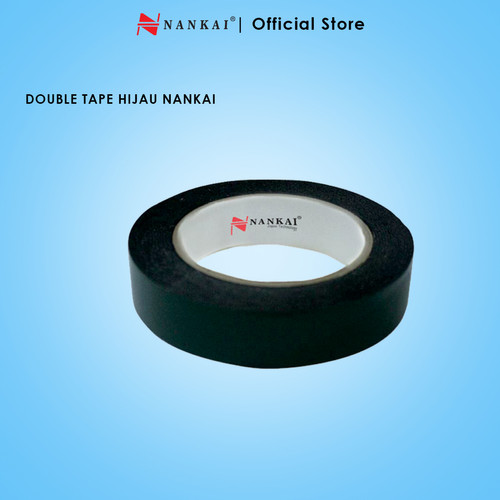 Double Tape Foam Hijau 1"x5 m / Double Tape Busa Hijau 5 Meter Nankai