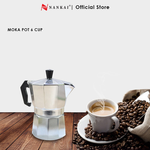 Moka Pot 6 Cup / Espresso Coffee Maker 6 Cup Nankai