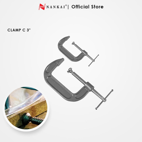 Klem Kayu / Clamp C 3" Nankai