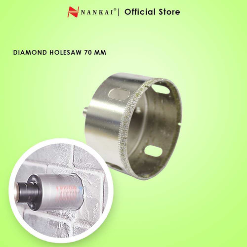 Nankai Mata Bor Pembolong Kaca / Diamond Holesaw 70Mm