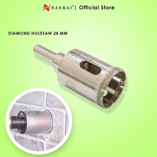 Nankai Mata Bor Pembolong Kaca / Diamond Holesaw 28mm