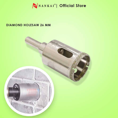 Nankai Mata Bor Pembolong Kaca / Diamond Holesaw 26mm