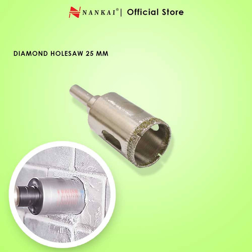 Nankai Mata Bor Pembolong Kaca / Diamond Holesaw 25mm