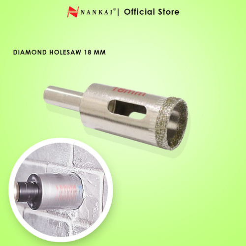 Nankai Mata Bor Pembolong Kaca / Diamond Holesaw 18mm