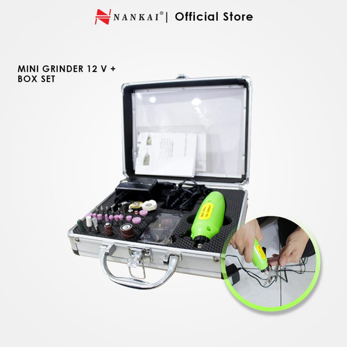 Nankai Gerinda Bor Mini / Mini Die Grinder Set 12V