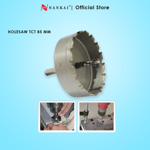 Nankai Mata Bor Holesaw Baja TCT 85 mm