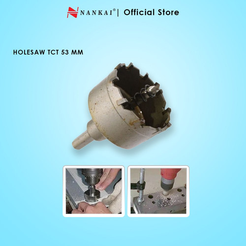 Nankai Mata Bor Holesaw Baja TCT 53 mm