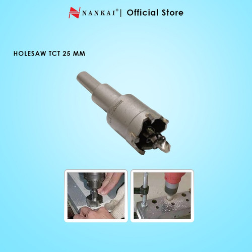 Nankai Mata Bor Holesaw Baja TCT 25 mm