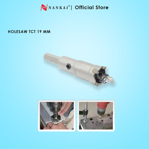 Nankai Mata Bor Holesaw Baja TCT 19 mm