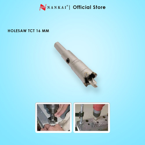 Nankai Mata Bor Holesaw Baja TCT 16 mm