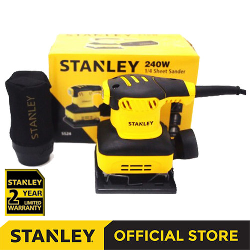 Stanley 1/4 Sheet Palm Sander / Mesin Amplas Listrik 240W SS24