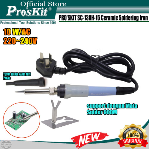 Solder Tangan Listrik Proskit SC-130H-15 10W Mata Soldering Iron 900M