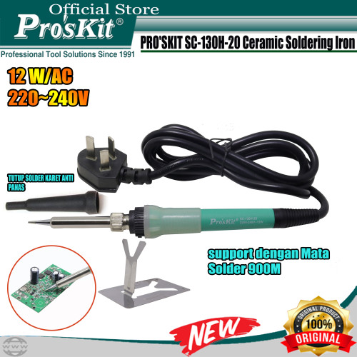 Solder Tangan Listrik Proskit SC-130H-20 12W Soldering Iron Tip 900M