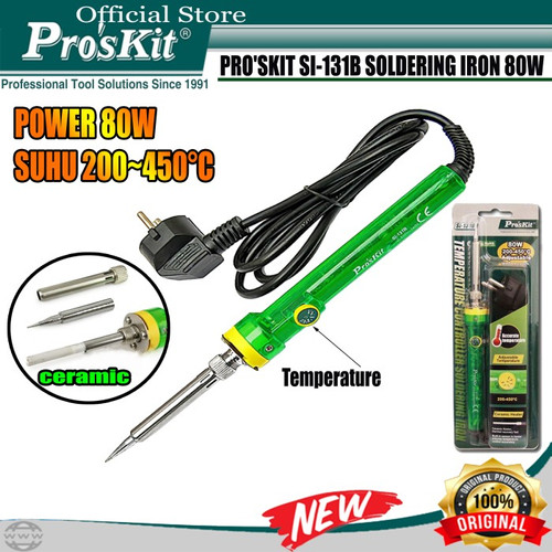 PROSKIT SI-131B Solder Tangan Listrik 80W Temperatur Soldering IRON OR