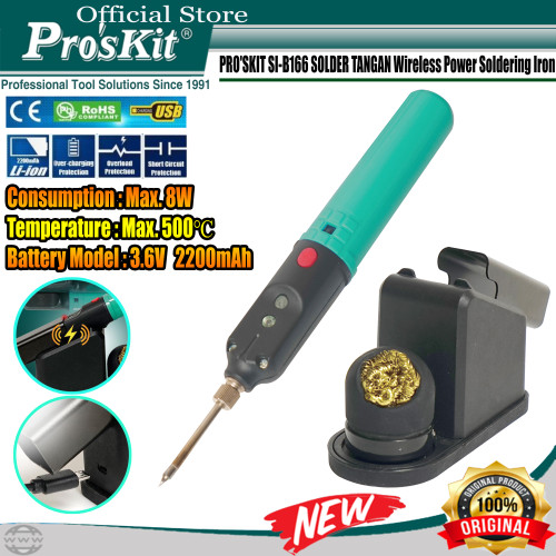 SOLDER TANGAN PRO'SKIT SI-B166 WIRELESS ORIGINAL