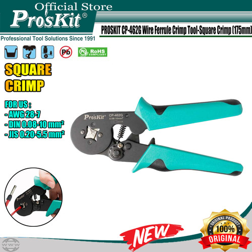 TANG CRIMPING PRO'SKIT CP-462G KAWAT PERSEGI ORIGINAL