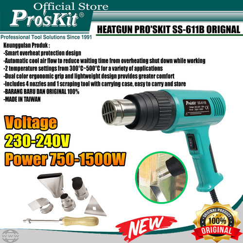 PROSKIT HEATGUN PRO'SKIT SS-611B ORIGNAL