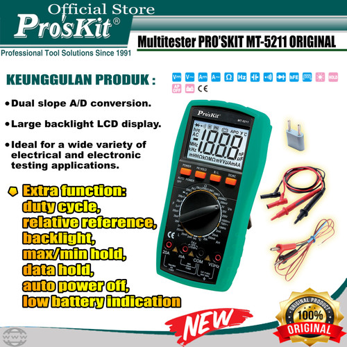 PROSKIT MULTITESTER PRO'SKIT MT-5211 ORIGINAL