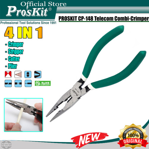 Tang Kombinasi PRO'SKIT CP-148 Telecom Combi - Proskit Crimper Plier