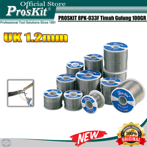 Timah Gulung PRO'SKIT 8PK-033F 1.2MM 100GR ORIGINAL