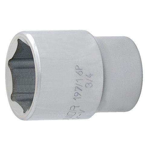 UNIOR Socket 3/4", 6 point - Tipe 197/1 6p