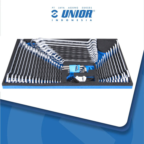 UNIOR Set of wrenches in SOS tool tray - 964/28SOS