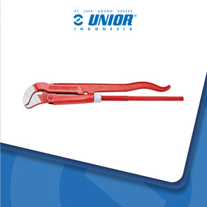 UNIOR Pipe wrench 45°, Swedish pattern, S - form - 482/6