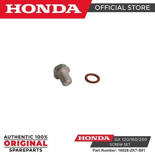 Honda GX 120/GX 160/GX 200 Engine Screw Set