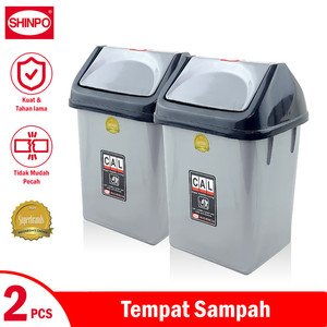 SHINPO COMBO 2 Tempat Sampah Plastik Dengan Tutup SPO-SIP-820S