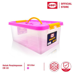 SHINPO Box Penyimpanan Kontainer Plastik 10 L Kotak SPO-SIP-129-CB10