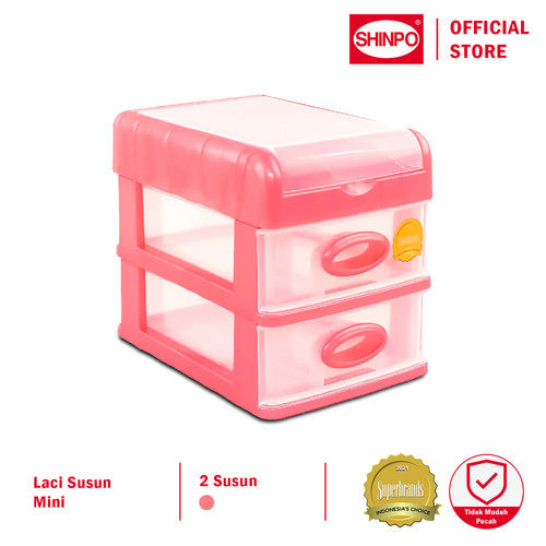 SHINPO Laci Mini Plastik 2 Slot Felicia Mini Drawer SPO-SIP-363-C3