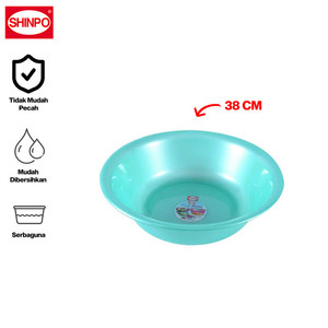 SHINPO Baskom Plastik Diameter 38 CM German Wash Basin SPO-SIP-823-L