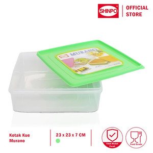 SHINPO Kotak Makanan Plastik 3.5 L Kotak Donat / Makanan SPO-SIP-307S