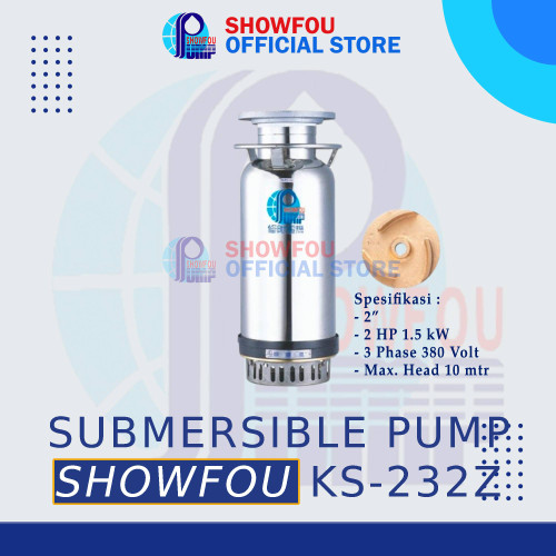 SHOWFOU Submersible Pump KS-232Z 3 Inch