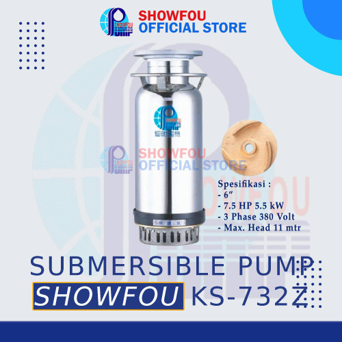 SHOWFOU Submersible Pump KS-732Z 6 Inch