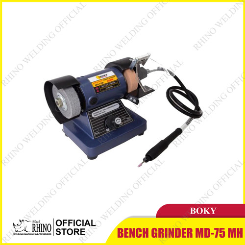 BOKY Mini Bench Grinder 3" - Flexible Shaft MD 75 - MH 220V